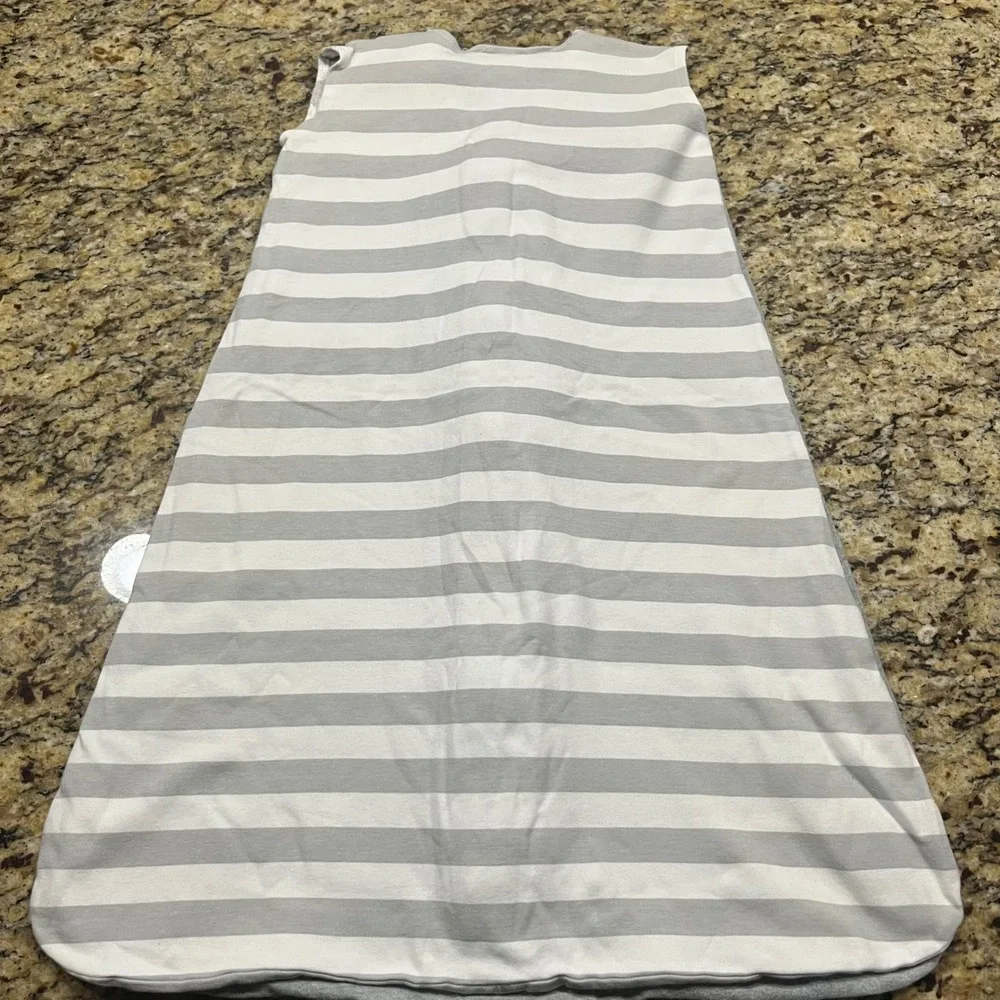 Halo SleepSack 2 Pack Gray Stripe Elephant Solid Gray Large 12-18 Months Cotton